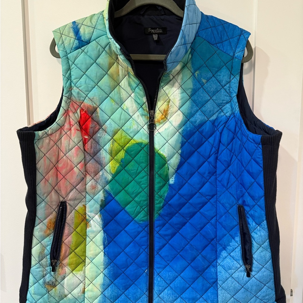 Signature Colorful Quilted Vest